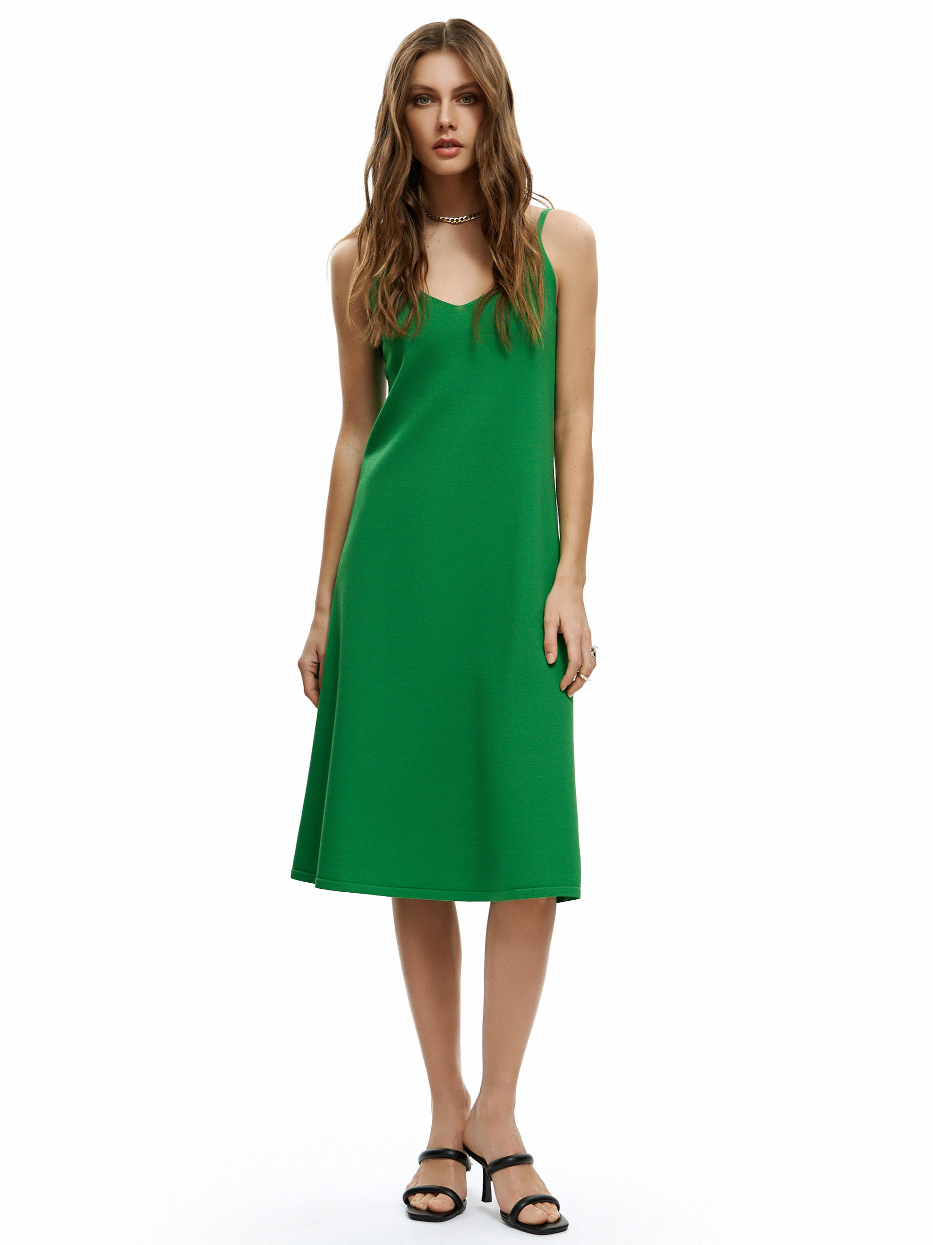 Платье женское зелёное - CA-3-21707_70066-009 от byME 